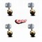 Service Caster 2 Inch Windsor Antique Metal Ball Caster - Side Mount Bracket - SCC, 4PK SCC-GR01S20-DCS-WA-71678-4-CB180-4 - alternate 3
